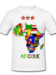 T-SHIRT Afrique blanc MAR